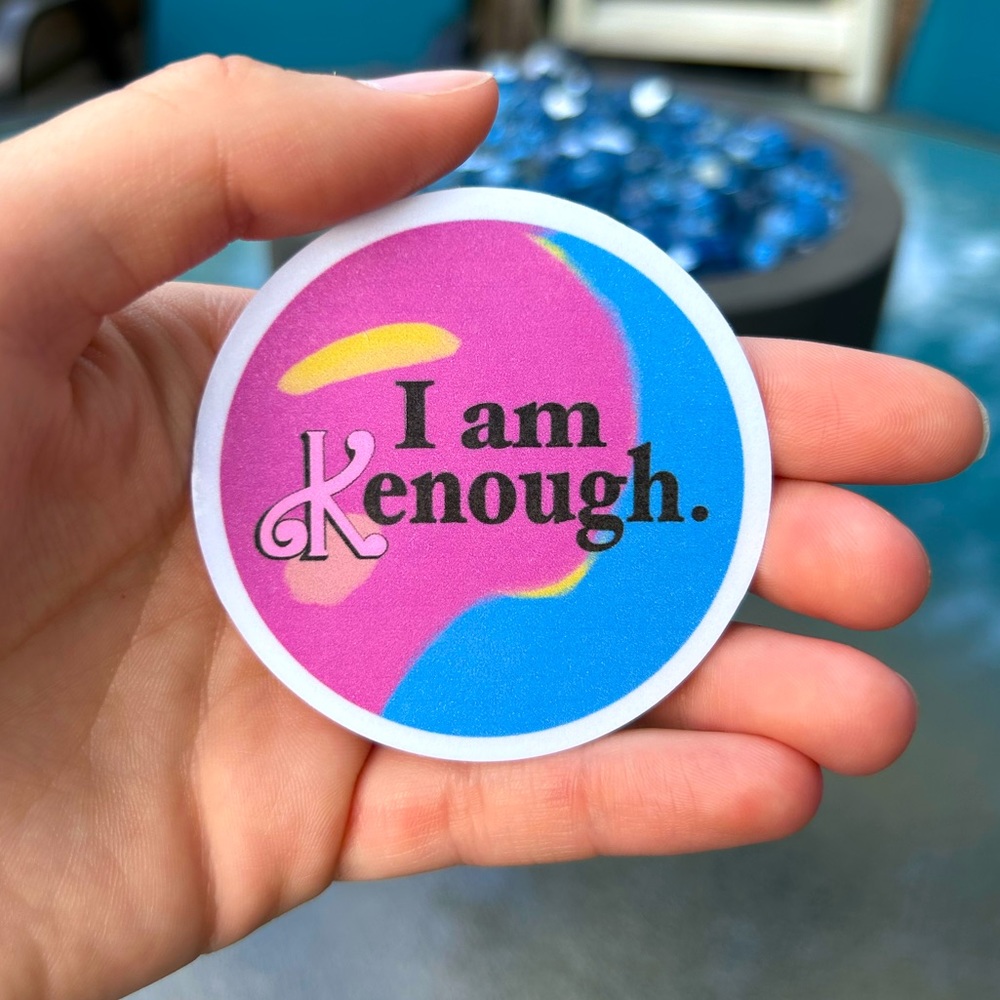I am Kenough Sticker